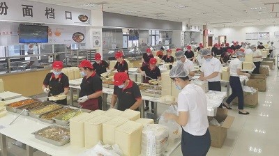5000+份盒飯出品，華逸府為重大活動(dòng)提供應(yīng)急供餐保障